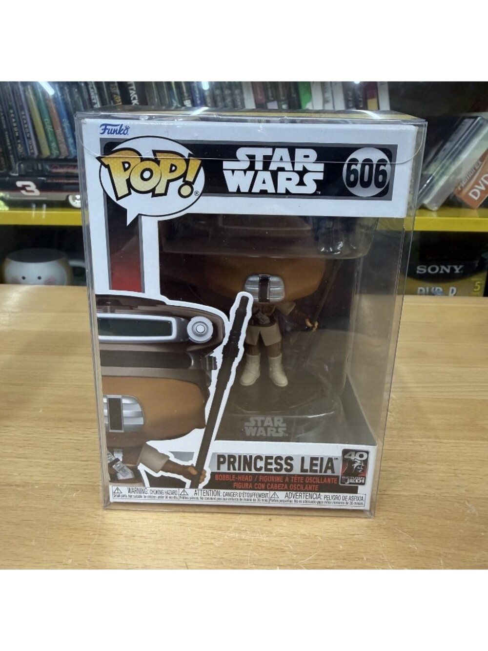 Princess Leia #606 Funko POP Star Wars Return Of The Jedi ROTJ Boushh